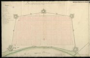 Plano de las Fortificaciones que se estan construyendo en la Nueva Orleans capital de la Provincia de la Luisiana à las que unicamente faltan el glacis de las cortinas y sus baterias. Francisco Luis Héctor de Carondelet 1792