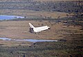 Discovery lander på Kennedy Space Center