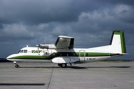 Nord 262 de TAT/Rousseau Aviation en livrée verte en 1976
