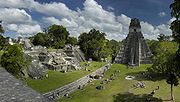 Tikal uno de los asentamientos más grandes de la civilización maya, ubicada en Petén, Guatemala.