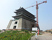 Modern recreation of the fortress' western gate