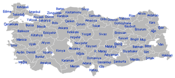 Wılayetê Tırkiya