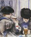Édouard Manet, Buveuses de bocks, pastel, 1878-1879