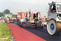 Image 2Red surfacing for a bicycle lane in the Netherlands (from Road surface)