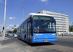 Van Hool A330 CNG a Könyves Kálmán körúton