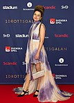 Amanda Lind på Svenska Idrottsgalan 2023.