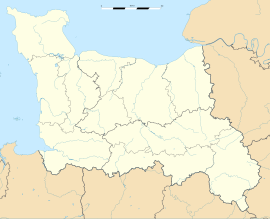 Colleville-sur-Mer trên bản đồ Lower Normandy