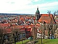 Blick vom Schlossberghang über die Pirnaer Altstadt