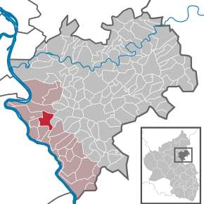Poziția localității Dahlheim