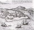 Elmina: idealisierte Darstellung aus dem Jahr 1575