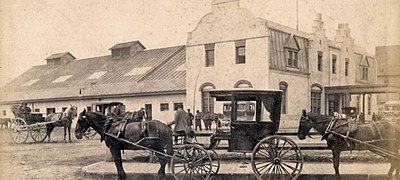 Gare du Palais vers 1876