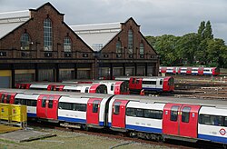 Het depot van Golders Green.