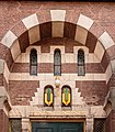 Synagoge (Groningen) Ornament boven de ingang.