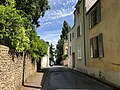 La rue de Montbuisson à Louveciennes.