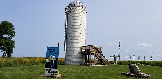 45. Hawkeye Point in Iowa