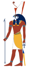 Représentation d'Horus.