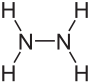 Struktur von Hydrazin