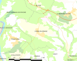 Chêne-en-Semine - Localizazion