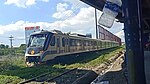 An 8100 class train near FTI station in October 2021.