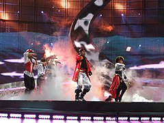 Pirates of the Sea performing "Wolves of the Sea" in Belgrade (2008)