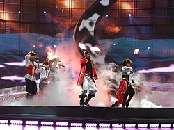 Wolves Of The Sea Eurovision laulukilpailu 2008:n 2. semifinaalissa.