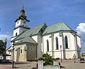 Saint Bartholomew Church with Marian column