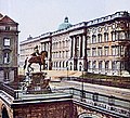 Palace and equestrian statue