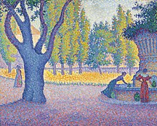 Signac - Saint-Tropez, fontaine des Lices, 1895, lot-5493619.jpg