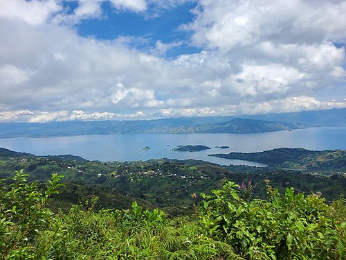 Idjwi Island in Lake Kivu in eastern DRC Photograph: User:Reshlove