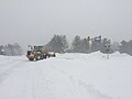 Thumbnail for File:2016-01-23 16 36 23 Bulldozer removing snow from the intersection of the Fairfax County Parkway and Franklin Farm Road in the Franklin Farm section of Oak Hill, Fairfax County, Virginia during a period of heavy snow in the Blizzard of 2016.jpg