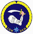 Oznaka rozpoznawcza COM-DKM na mundur wyjściowy.