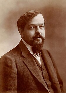 Claude Debussy v roce 1908, foto ateliér Nadar