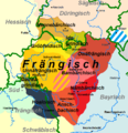 Rozdělení (východo)franckých dialektů