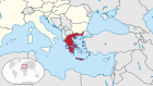 Localización de Grecia.