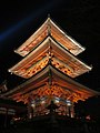 Pagoda nocą