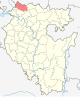 იანაულის რაიონის რუკა