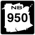 Route 950 marker