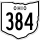 State Route 384 marker