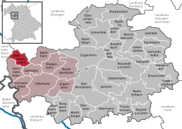 Oberickelsheim - Localizazion