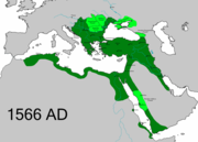 Sultan I Süleyman Qanuninin ölümündən sonra Osmanlı imperiyasının ərazisi