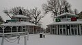 Ustka, Promenada Nadmorska zimą