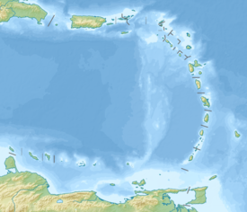 Monte Scenery ubicada en Antillas Menores