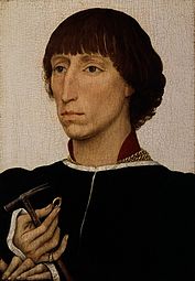 Rogier van der Weyden, Portrait de François d'Este (1450), 29,8 × 20,3 cm.