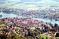 Stein am Rhein légi felvételen