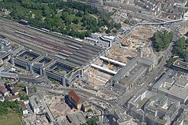 Stuttgarter Hauptbahnhof im Mai 2018