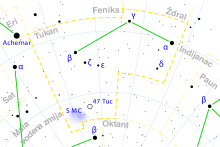 Tucana constellation map-bs.svg