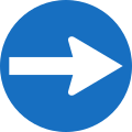 15: Prescribed direction: Right only