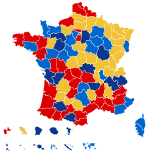 Second-place candidate by department