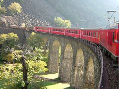 A Train in Switzerland, Bernina Line