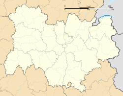 Saint-Étienne ubicada en Auvernia-Ródano-Alpes
